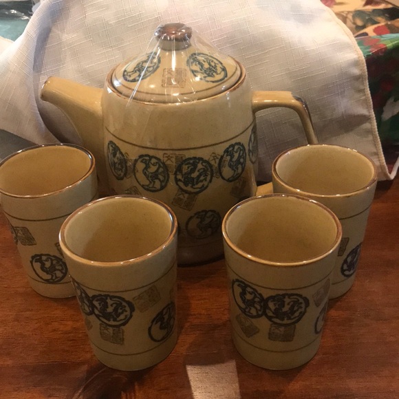 Pier 1 Kitchen Vintage Pier Tea Set Poshmark